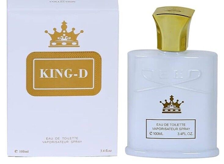 KING-D WHITE SPRAY COLOGNE EAU DE TOILETTE FOR MEN - 100ML/3.4 FL.OZ by EBC Collection
