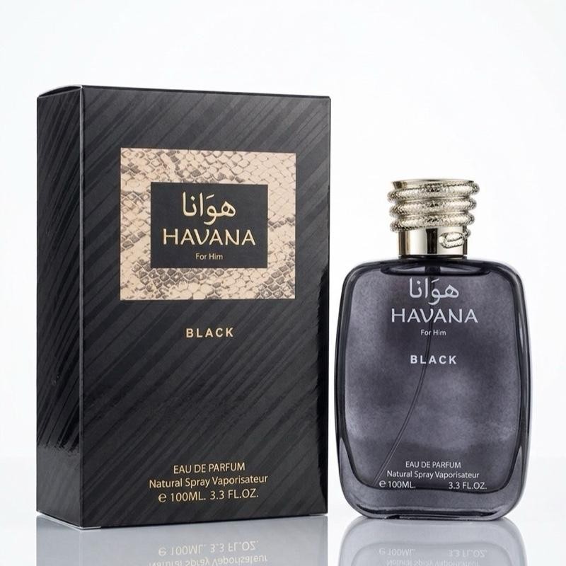 Havana Black Unisex Perfume Cologne 3.4oz by Hawas Black