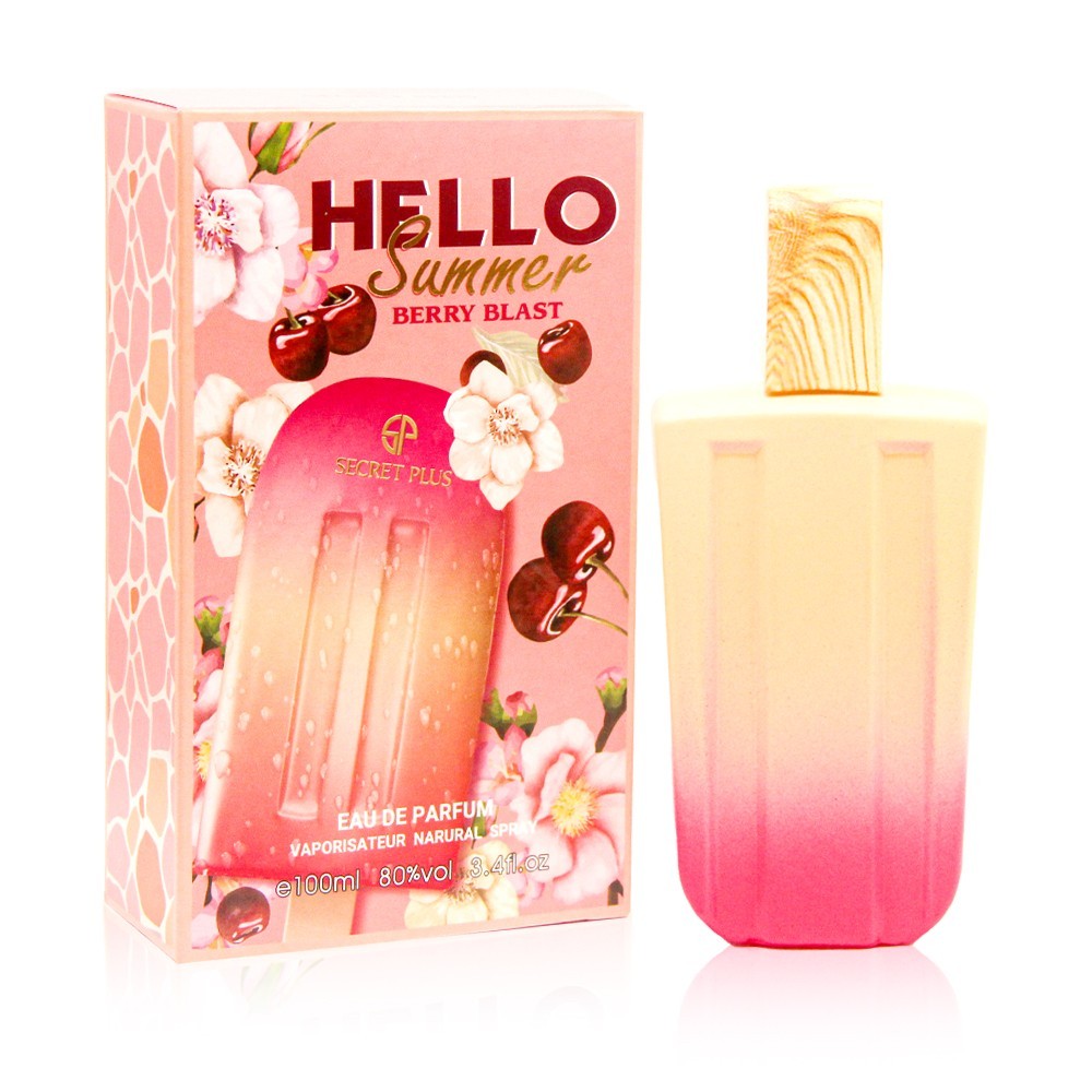 Hello Summer Berry Blast Eau De Parfum by Secret Plus