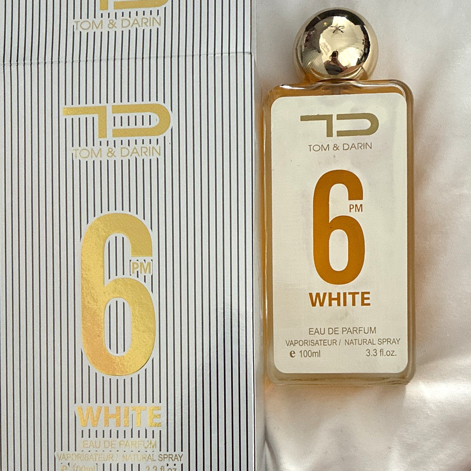 6 PM White Eau de Parfum 3.4 oz by Tom & Darin