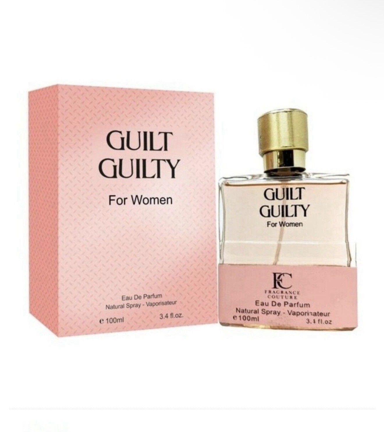GUILTY GUILT WOMEN 3.4 Oz Women's Perfume 2PK by Fragrance Couture