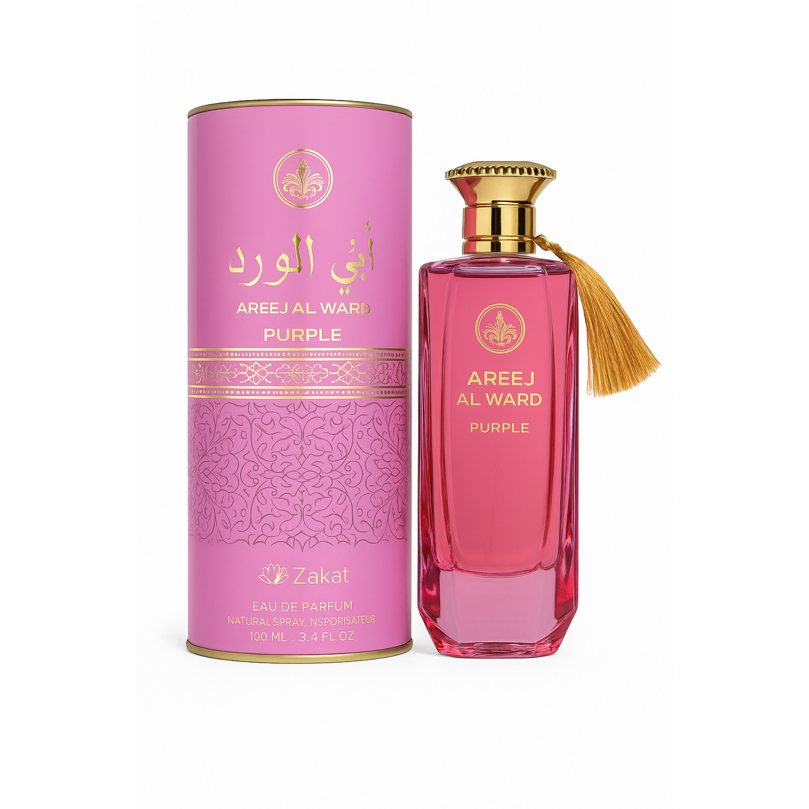 Areej Al Ward Purple Eau de Parfum 3.4 oz by Zakat